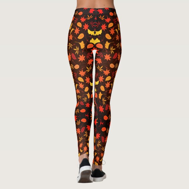 El otoño deja leggings (Reverso)