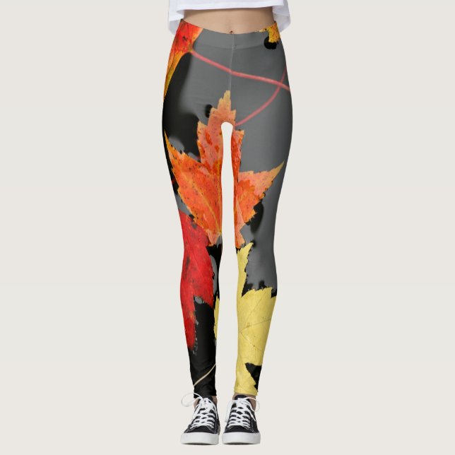 El otoño deja leggings (Anverso)