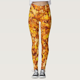 El otoño deja leggings