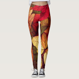 El otoño deja leggings