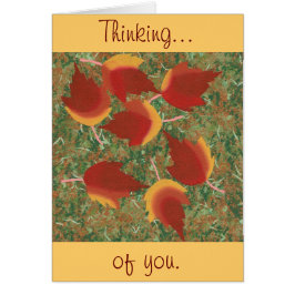 El otoño deja un resumen de arce rojo en la hierba