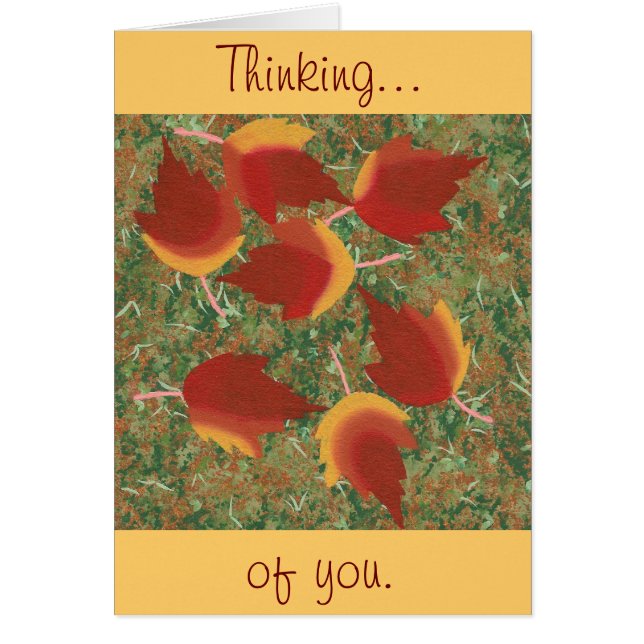 El otoño deja un resumen de arce rojo en la hierba (Frente)