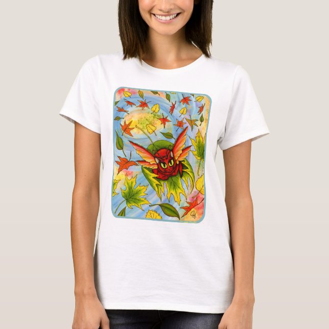 El otoño enrolla la camisa de hadas del arte de la (Anverso)