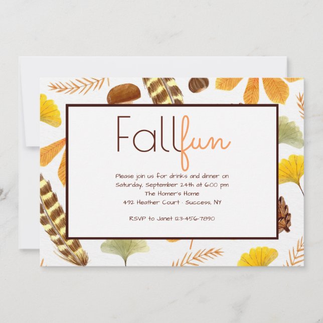 El Otoño Está En La Invitación Al Aire (Anverso)