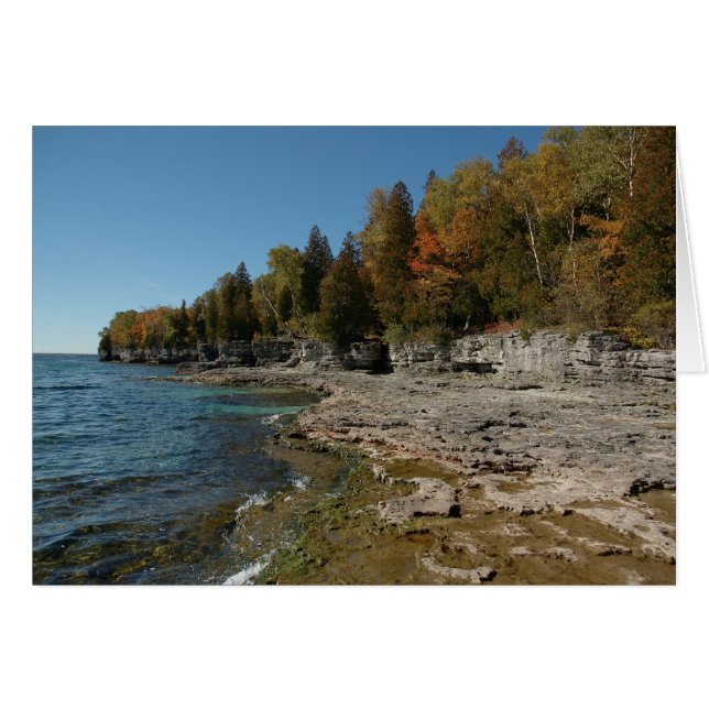 El otoño llega al lago Michigan (Anverso (Horizontal))