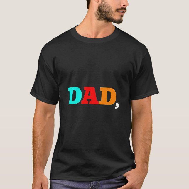 El padre de estilo gruñón definió la camiseta de l (Anverso)