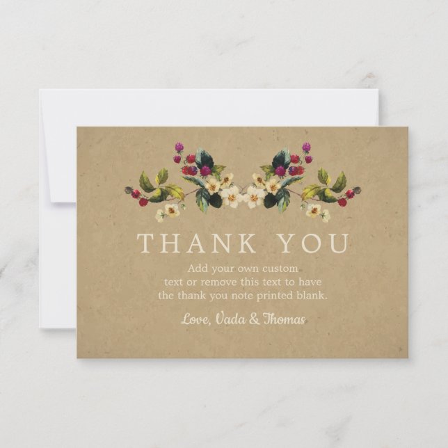 El país floral le agradece las tarjetas (Anverso)