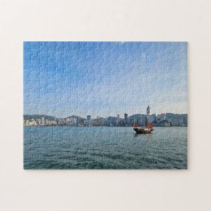 El paisaje de Hong Kong y el rompecabezas de la vi