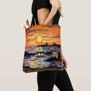 El paisaje de la bolsa de arena marina