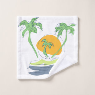 El paisaje de las playas de las islas tropicales. 