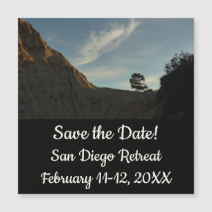 El paisaje de Lone Torrey Pine California Sunset