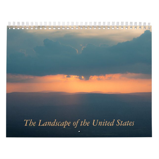 El paisaje de los Estados Unidos - Calendario Pare (Tapa)