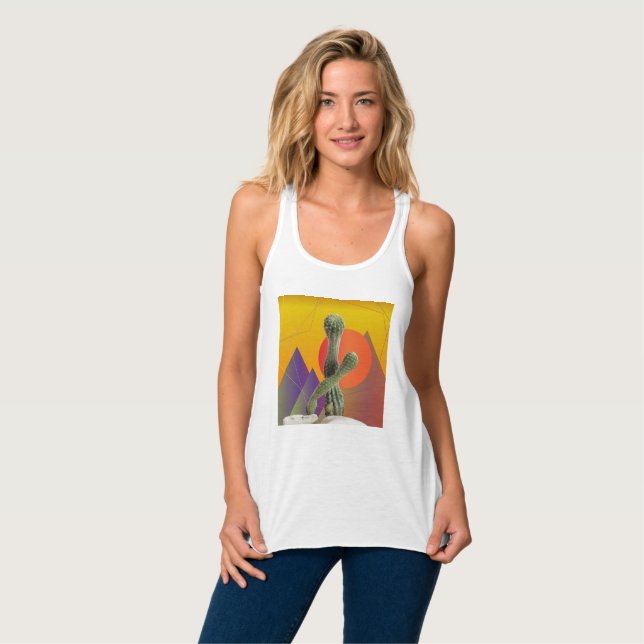El paisaje moderno Tank Top (Anverso completo)