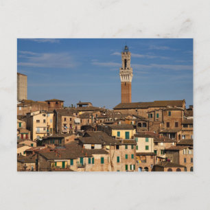 El paisaje urbano de la postal de Siena