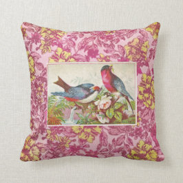 El pájaro acopla las almohadas