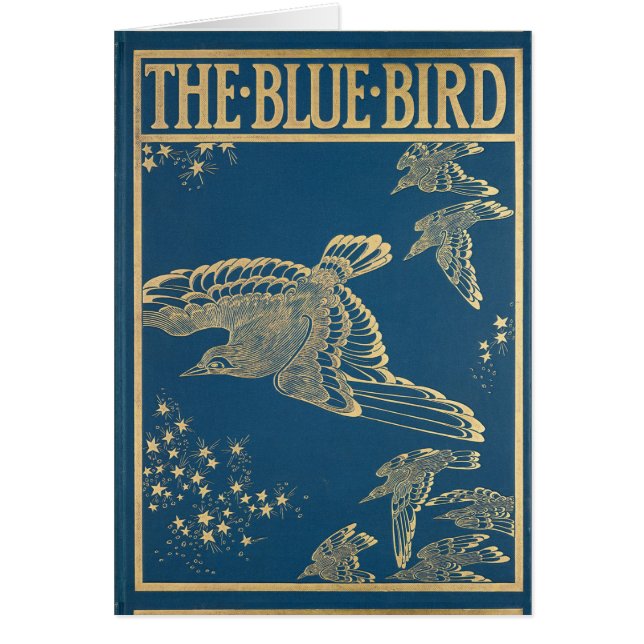 El pájaro azul - cubierta de libro del vintage (Frente)
