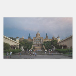 El Palau Nacional, Pegatina de Barcelona