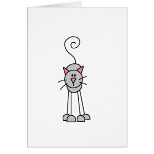 El palillo de los gatos figura la tarjeta