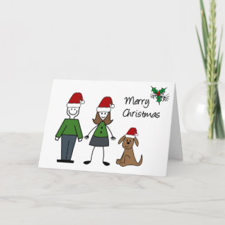El palillo del navidad figura la tarjeta