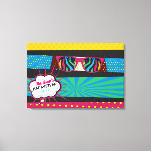 El palo Mitzvah del ARTE POP Firma adentro al