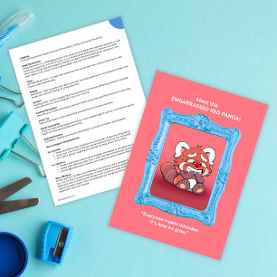 El Panda Rojo   Herramienta SEL para niños   Tarje