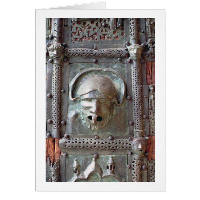 El panel de la puerta izquierda del portal, 1 del (Frente)