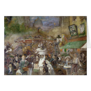 El panel decorativo que representa París