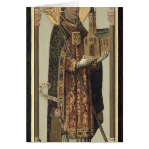 El panel votivo que representa St. Ansgar, 1457