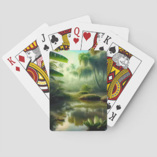El pantano tropical de las cartas de juego
