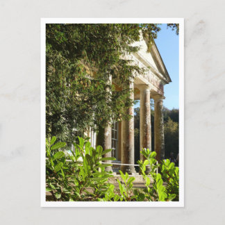 El Panteón en la postal Stourhead