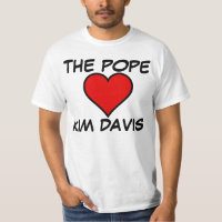 EL PAPA AMA las camisetas de KIM DAVIS