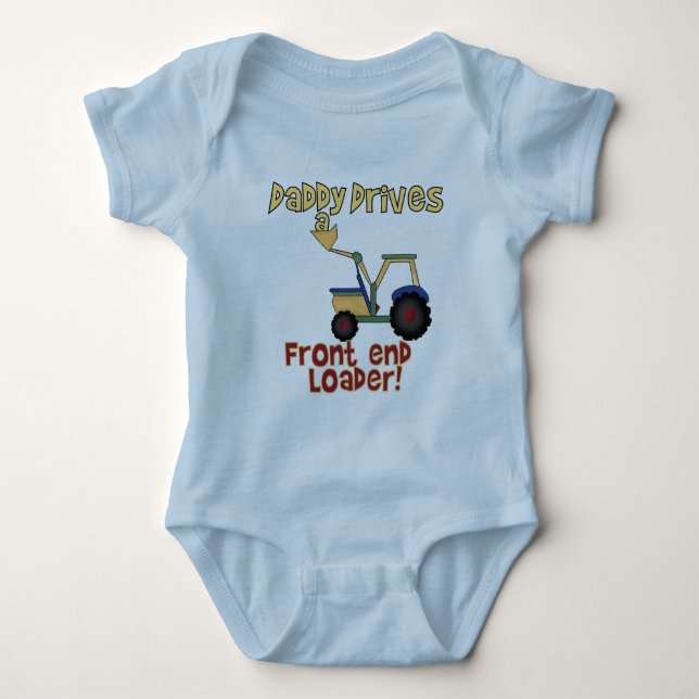 El papá conduce las camisetas y los regalos de un (Anverso)