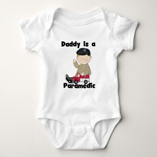 El papá es camisetas y regalos de un paramédico (Anverso)
