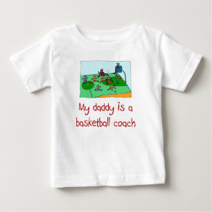 El papá es una camisa del bebé del entrenador de