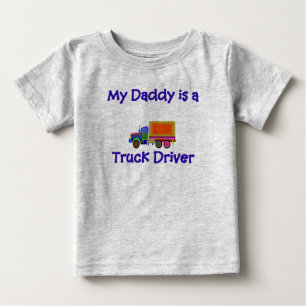El papá es una camiseta del bebé del conductor de