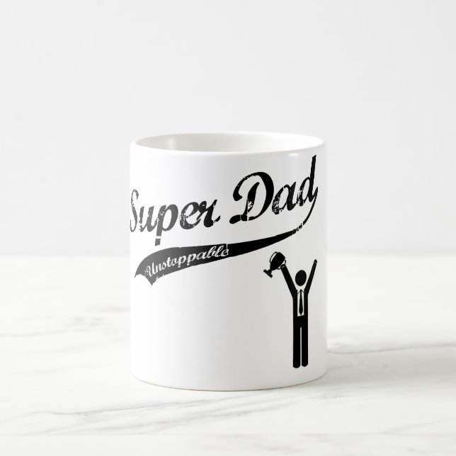 ¡El papá estupendo es IMPARABLE! taza de café (Centro)