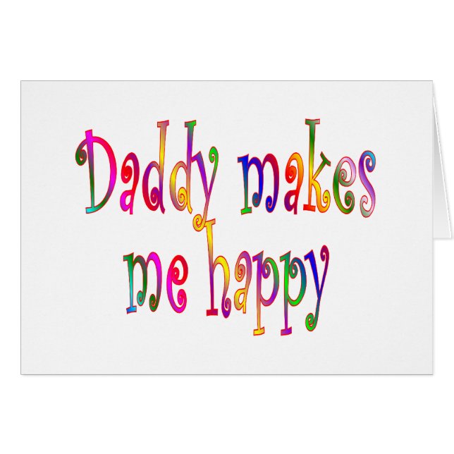 El papá me hace feliz (Anverso (Horizontal))