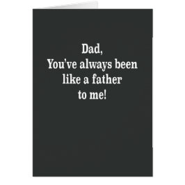 El papá tiene gusto de un padre a mí tarjeta