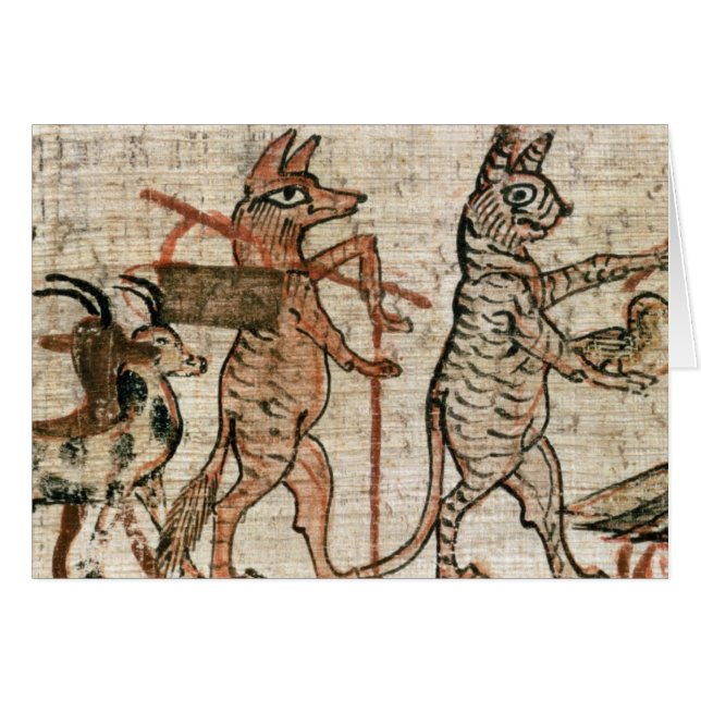 El papiro satírico (Anverso (Horizontal))