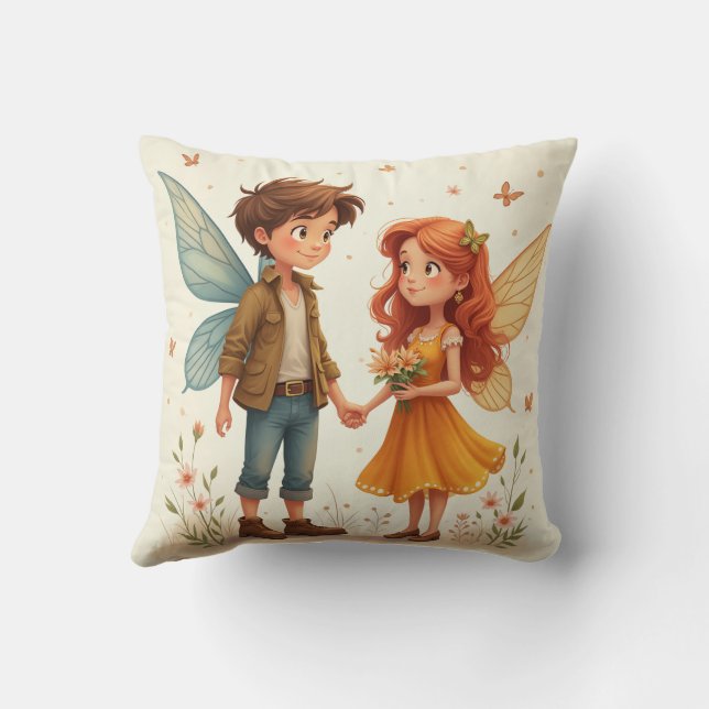 El par de almohadas de hadas de amor (Reverso)