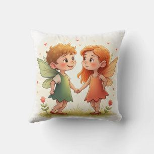 El par de almohadas de hadas de amor