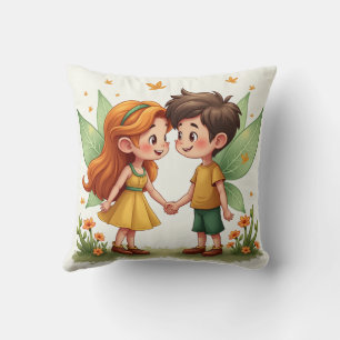 El par de almohadas de hadas de amor