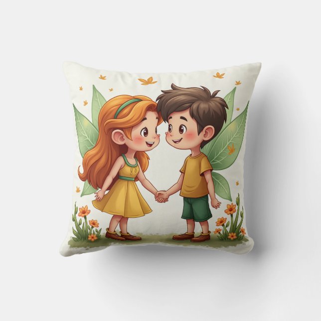 El par de almohadas de hadas de amor (Reverso)
