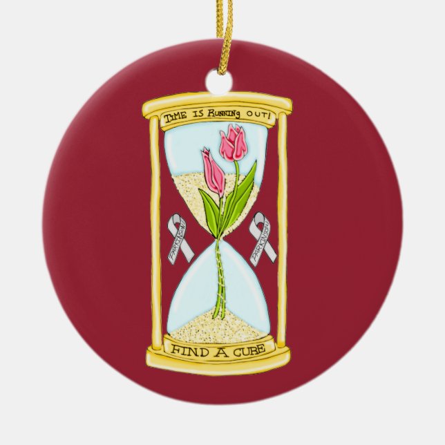 El Parkinson encuentra un ornamento de Cure Circle (Frente)