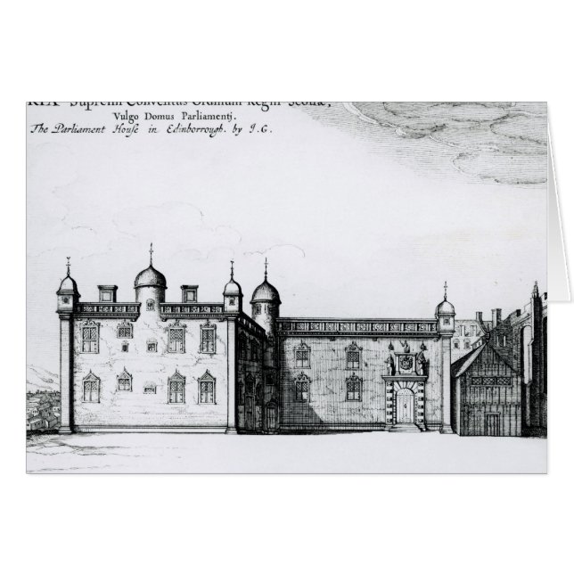 El parlamento contiene en Edimburgo (Anverso (Horizontal))