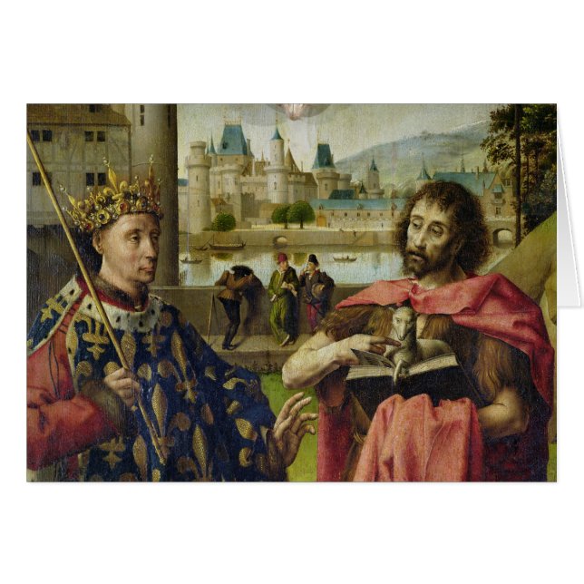 El parlamento del Altarpiece de París (Anverso (Horizontal))