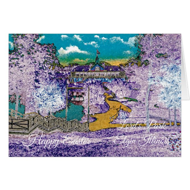 EL PARQUE ELGIN ILLINOIS LORDS PAVILION 1920'S Eas (Anverso (Horizontal))