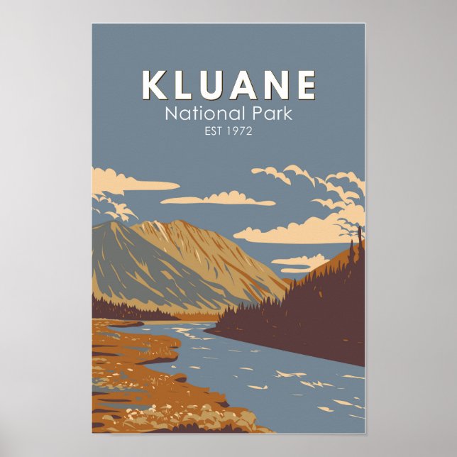 El Parque Nacional Kluane sigue siendo un arte de  (Frente)
