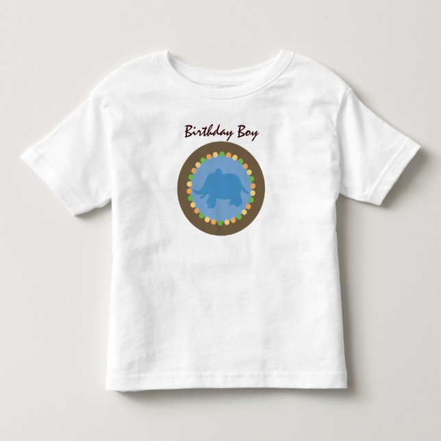 El parque zoológico puntea la camiseta del niño (Anverso)
