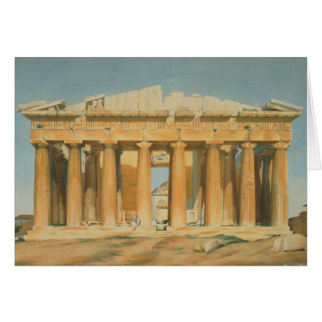 El Parthenon, Atenas, 1810-37 (Anverso (Horizontal))